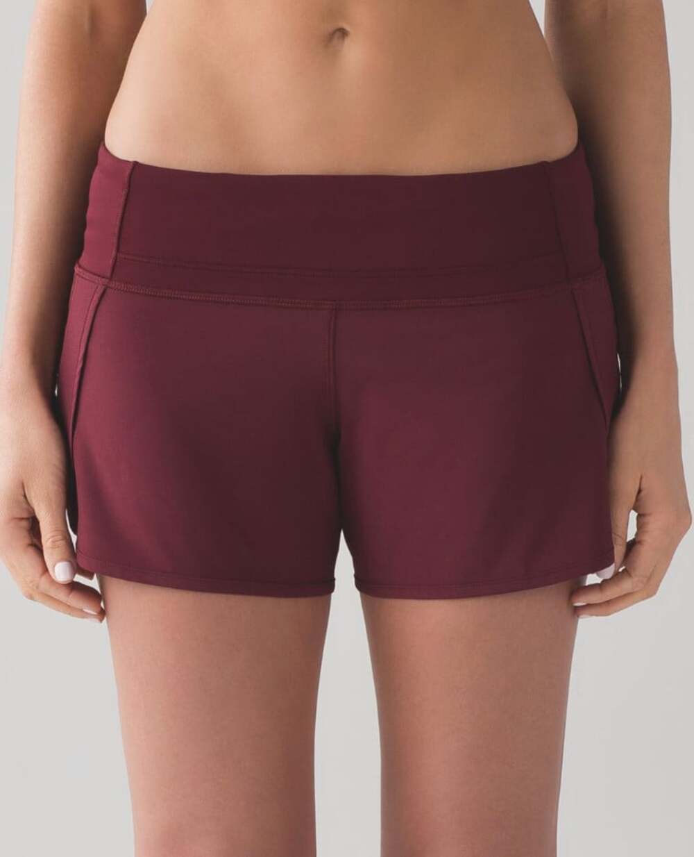 Lululemon Run Times Short 4" Deep Rouge Size 6